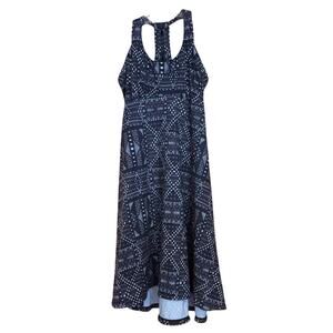 Women's Prana Cali Dress, High Low, Built-In-Bra, Gray, Black Size XS, EUC